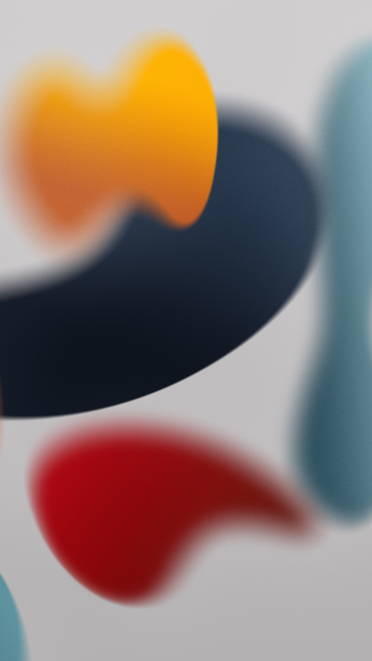 IOS 15, Official Stock Wallpaper, Original Quality (WWDC21 – Light) 壁纸 750x1334 允许