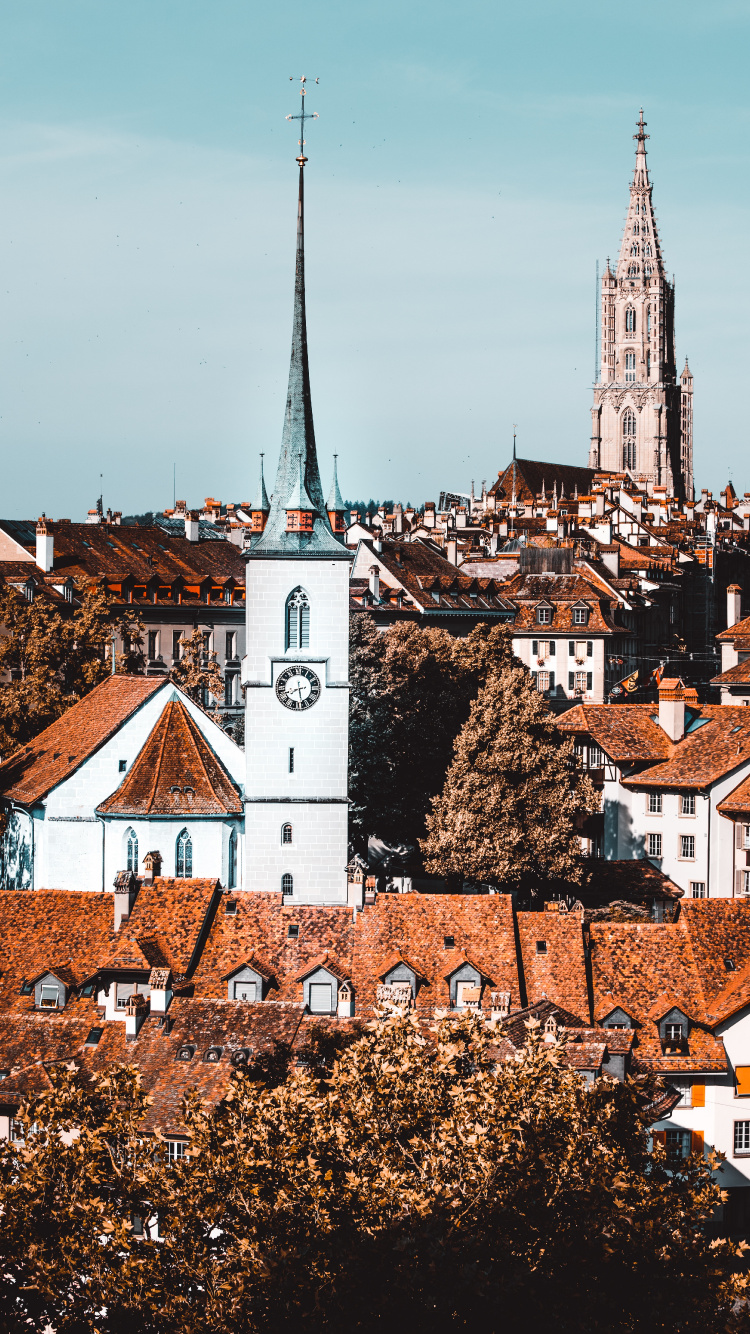 Bâtiment en Béton Blanc et Marron. Wallpaper in 750x1334 Resolution