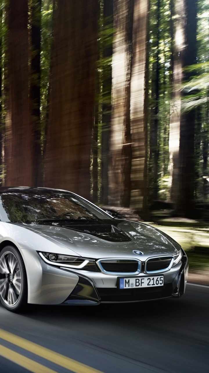 Black Mercedes Benz Coupe on Road in Between Trees During Daytime. Wallpaper in 720x1280 Resolution