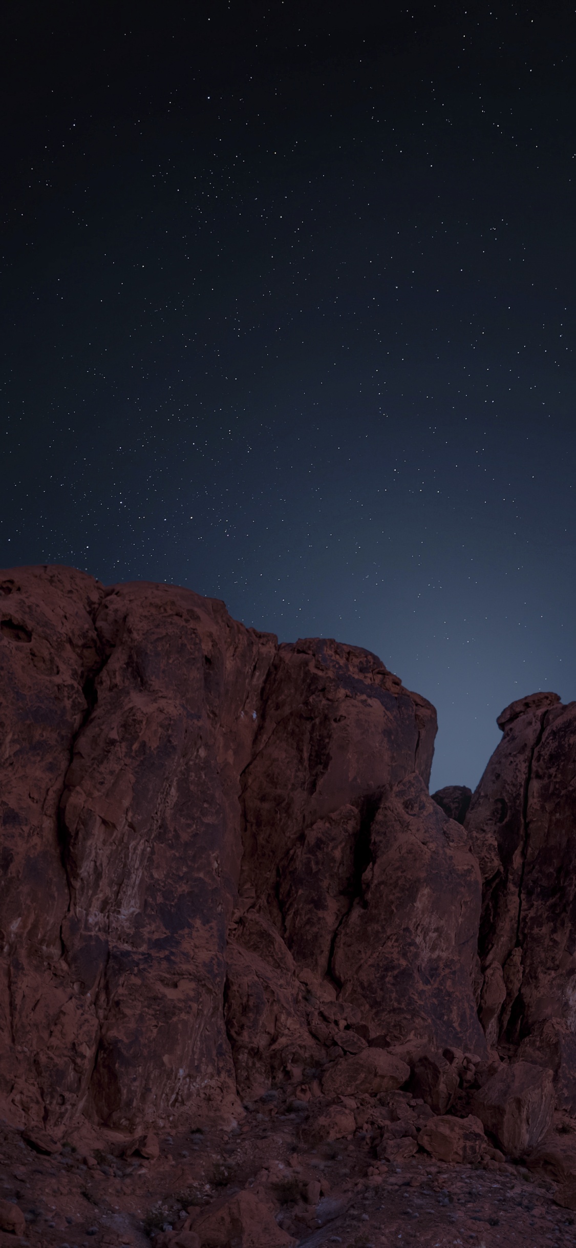 Atmosphäre, Naturlandschaft, Astronomisches Objekt, BedRock, Stern. Wallpaper in 1125x2436 Resolution