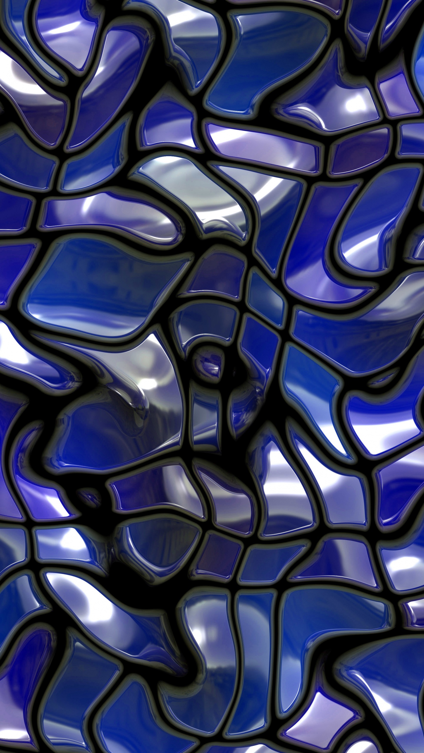 玻璃瓦, 瓷砖, 纹理, 钴蓝色的, 紫色的 壁纸 1440x2560 允许