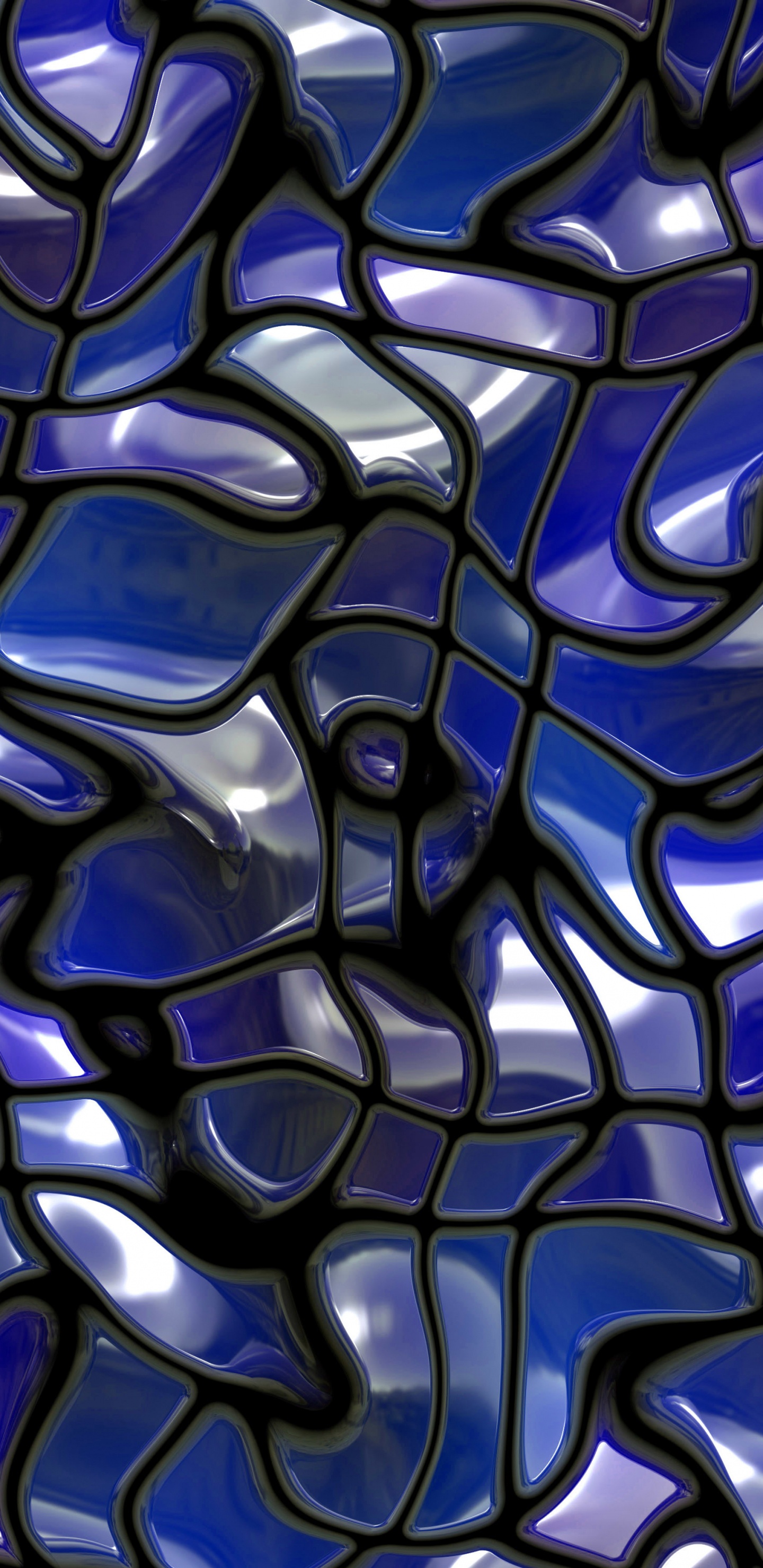 玻璃瓦, 瓷砖, 纹理, 钴蓝色的, 紫色的 壁纸 1440x2960 允许