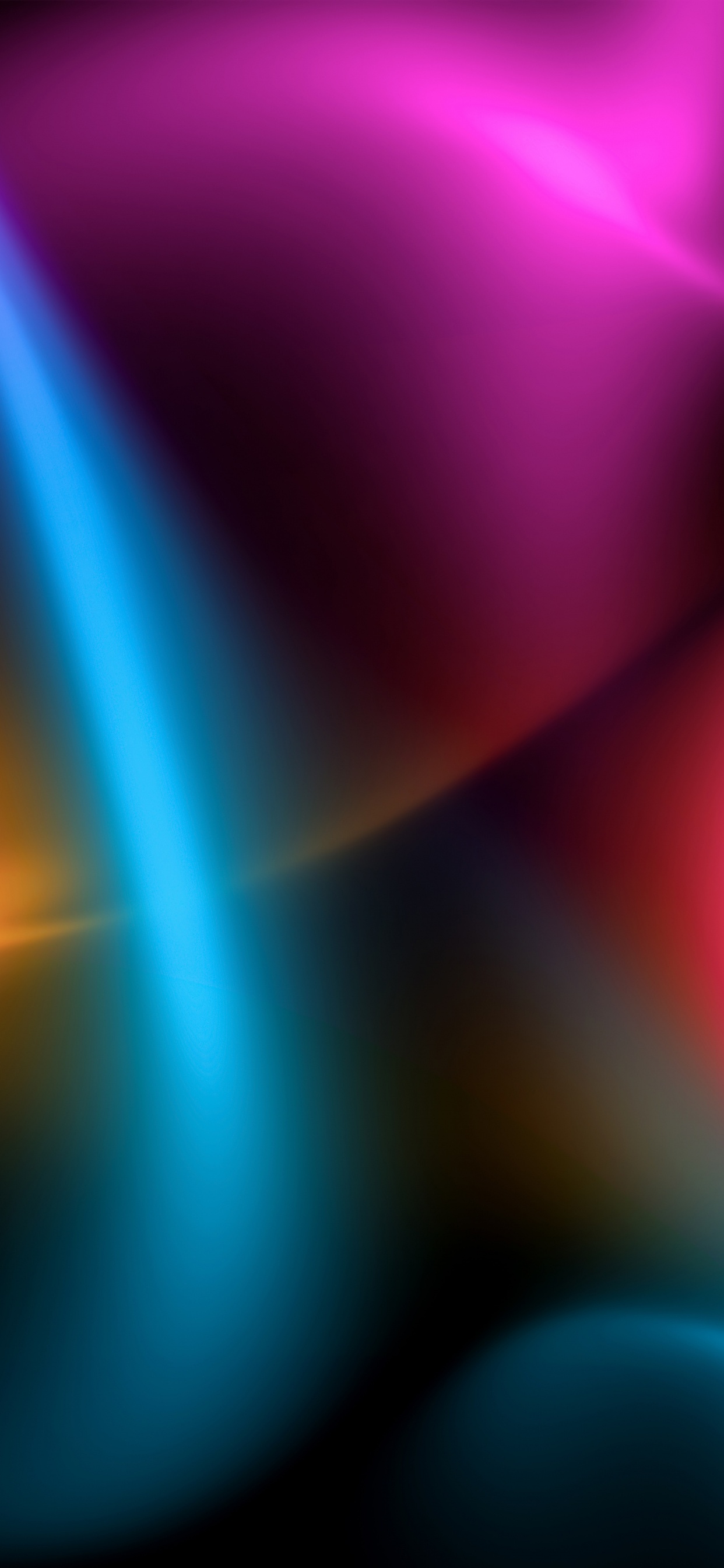 Licht, Fototapet, Wand, Blau, Orange. Wallpaper in 1242x2688 Resolution