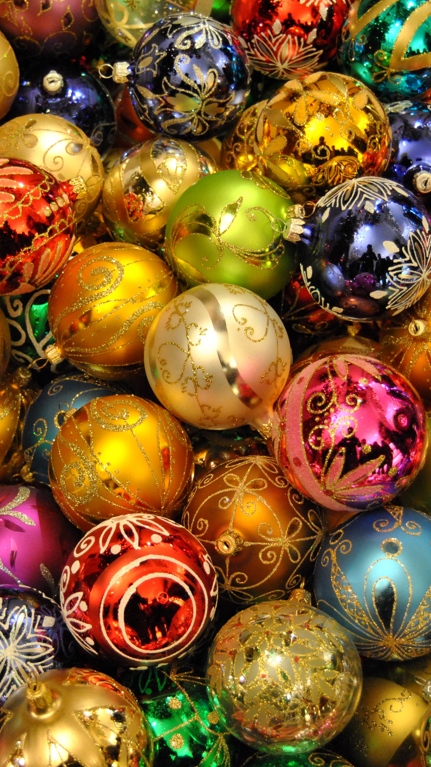 Weihnachten, Neujahr, Christmas Ornament, Partei, Osterei. Wallpaper in 1440x2560 Resolution