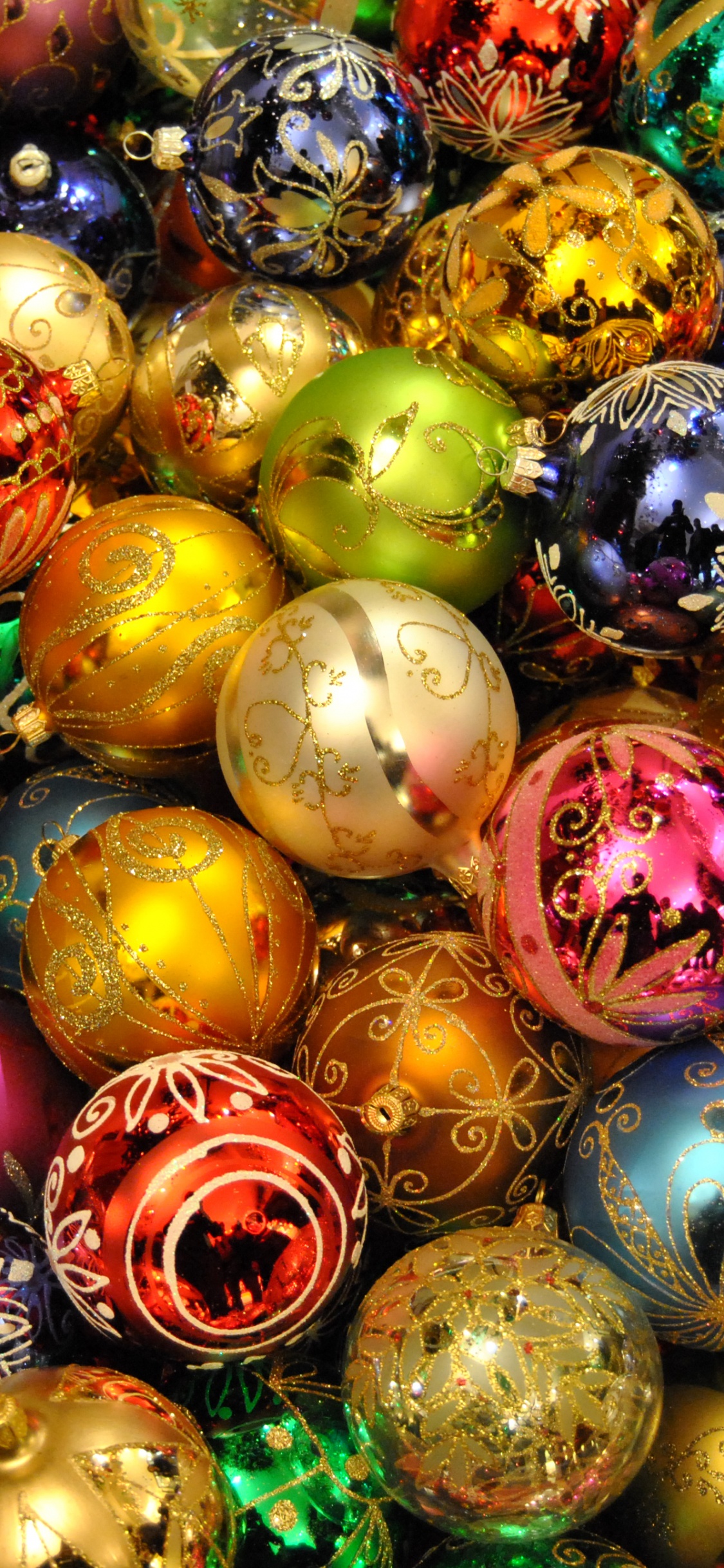 Le Jour De Noël, Nouvelle Année, Ornement de Noël, Partie, Oeuf de Pâques. Wallpaper in 1125x2436 Resolution