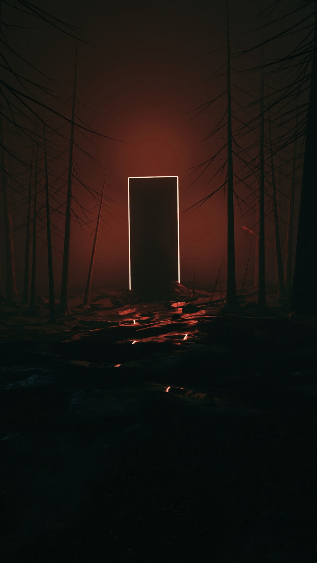 Light in The Middle of The Tunnel. Wallpaper in 1080x1920 Resolution