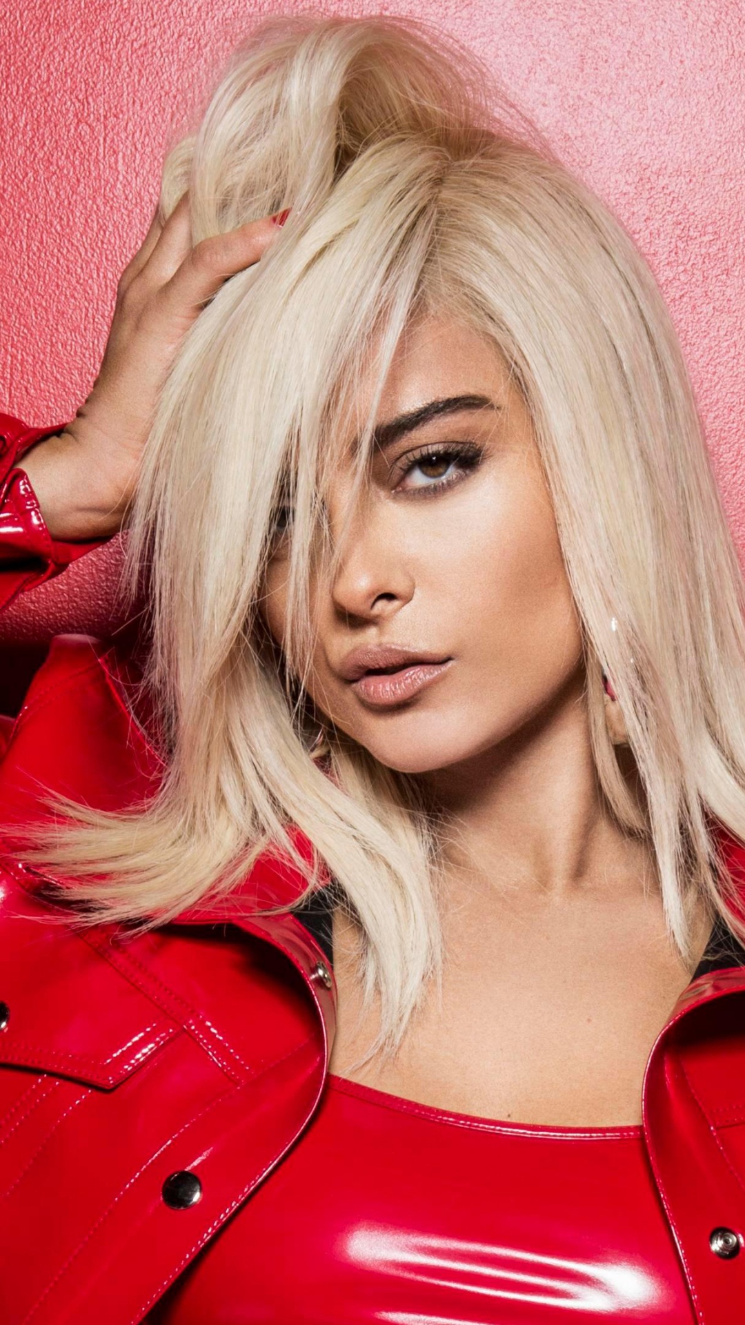 Bebe Rexha, Destiné à Être, Latex Vêtements, Cheveu, Blond. Wallpaper in 1080x1920 Resolution