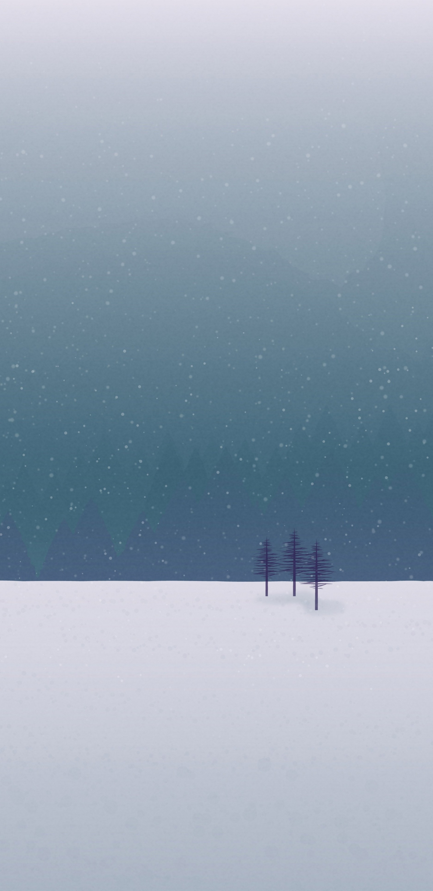 自然景观, 斜坡, 冻结, 矩形 壁纸 1440x2960 允许