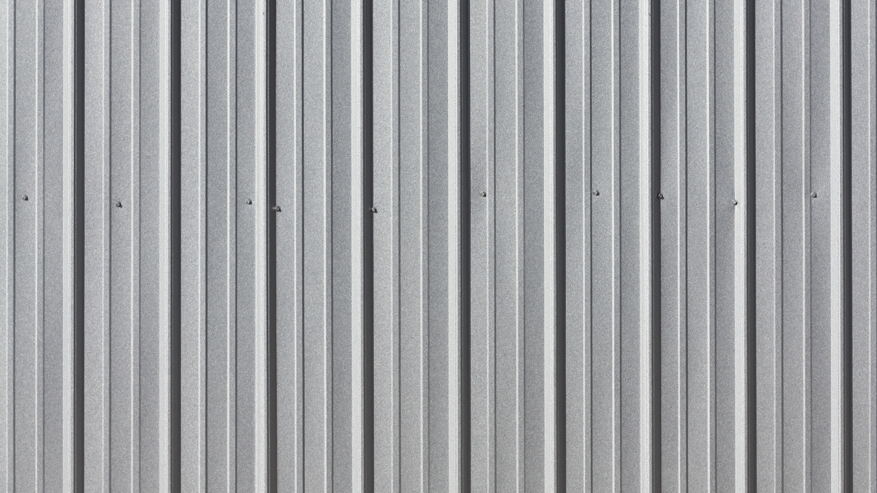 White and Gray Steel Roll up Door. Wallpaper in 1280x720 Resolution