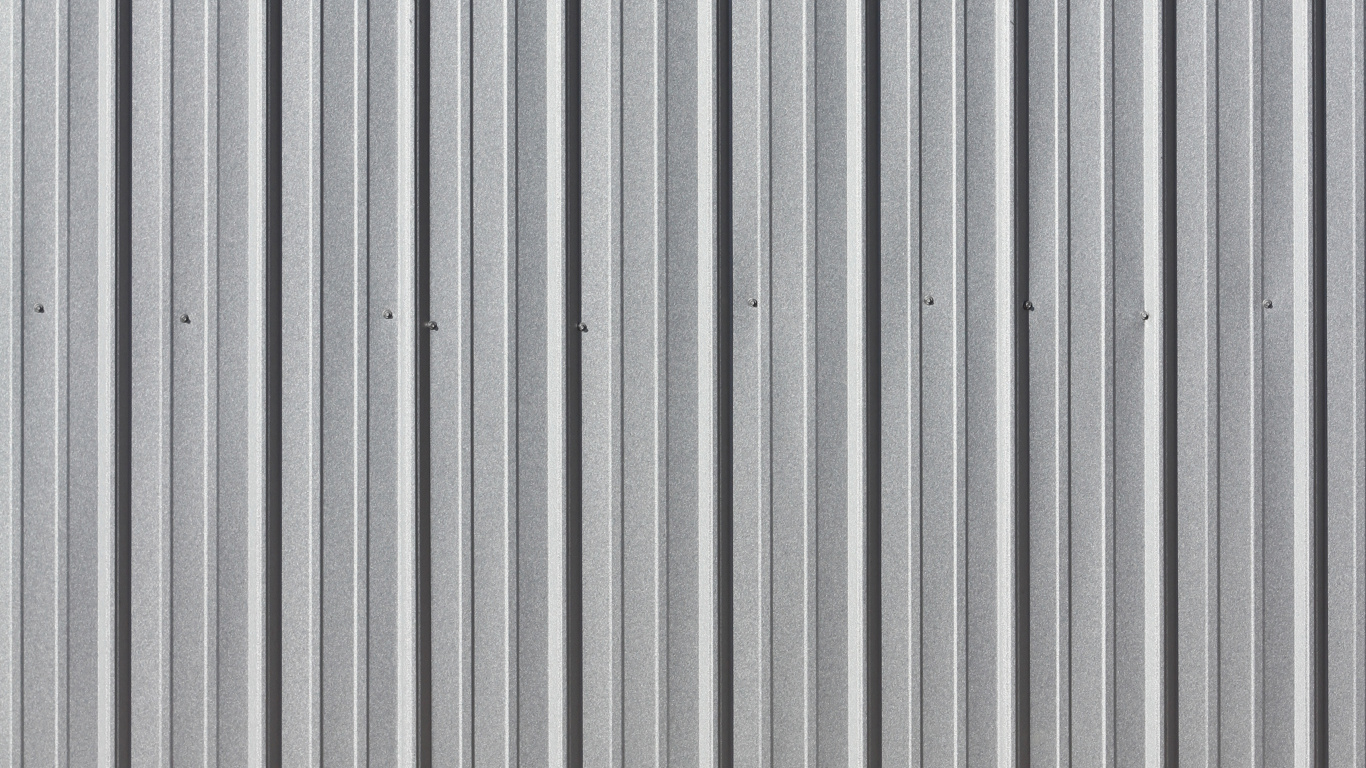 White and Gray Steel Roll up Door. Wallpaper in 1366x768 Resolution