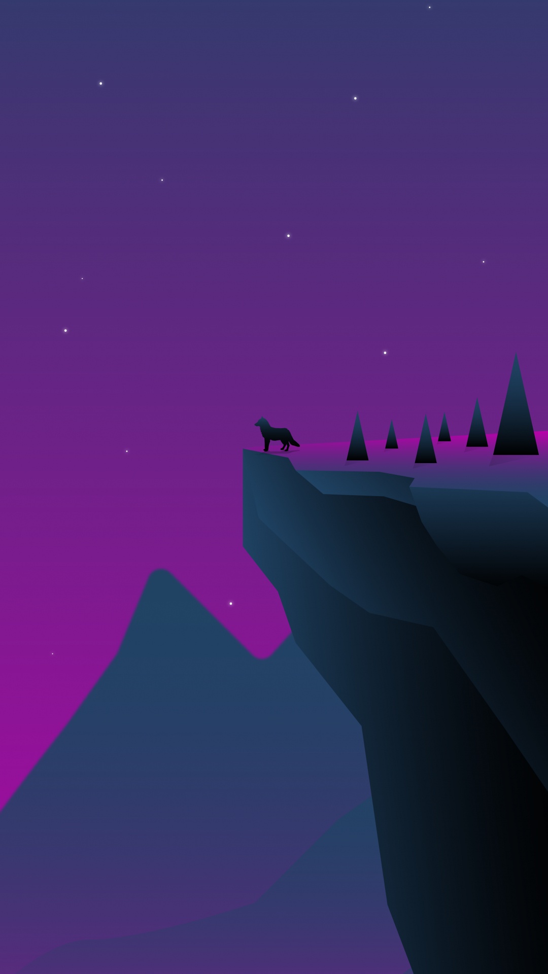 Nacht, Purpur, Atmosphäre, Veilchen, Magenta. Wallpaper in 1080x1920 Resolution