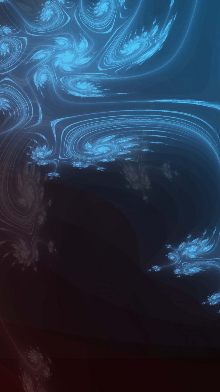 Blue and Red Abstract Painting. Wallpaper in 750x1334 Resolution