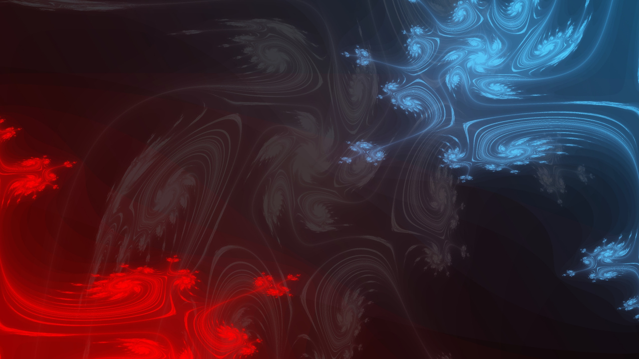 Peinture Abstraite Bleue et Rouge. Wallpaper in 1280x720 Resolution