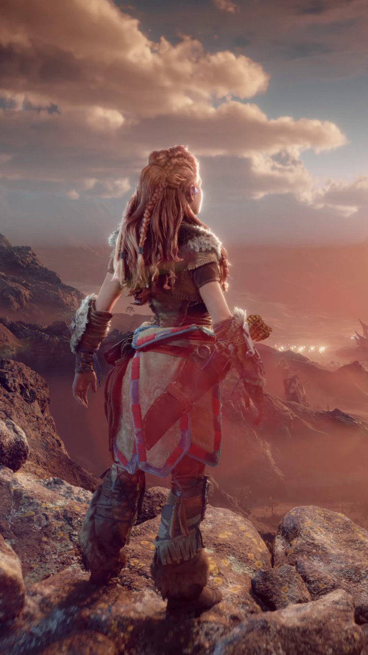 Horizon 2, Aloy, Playstation 5, Ps4, 游击游戏 壁纸 750x1334 允许