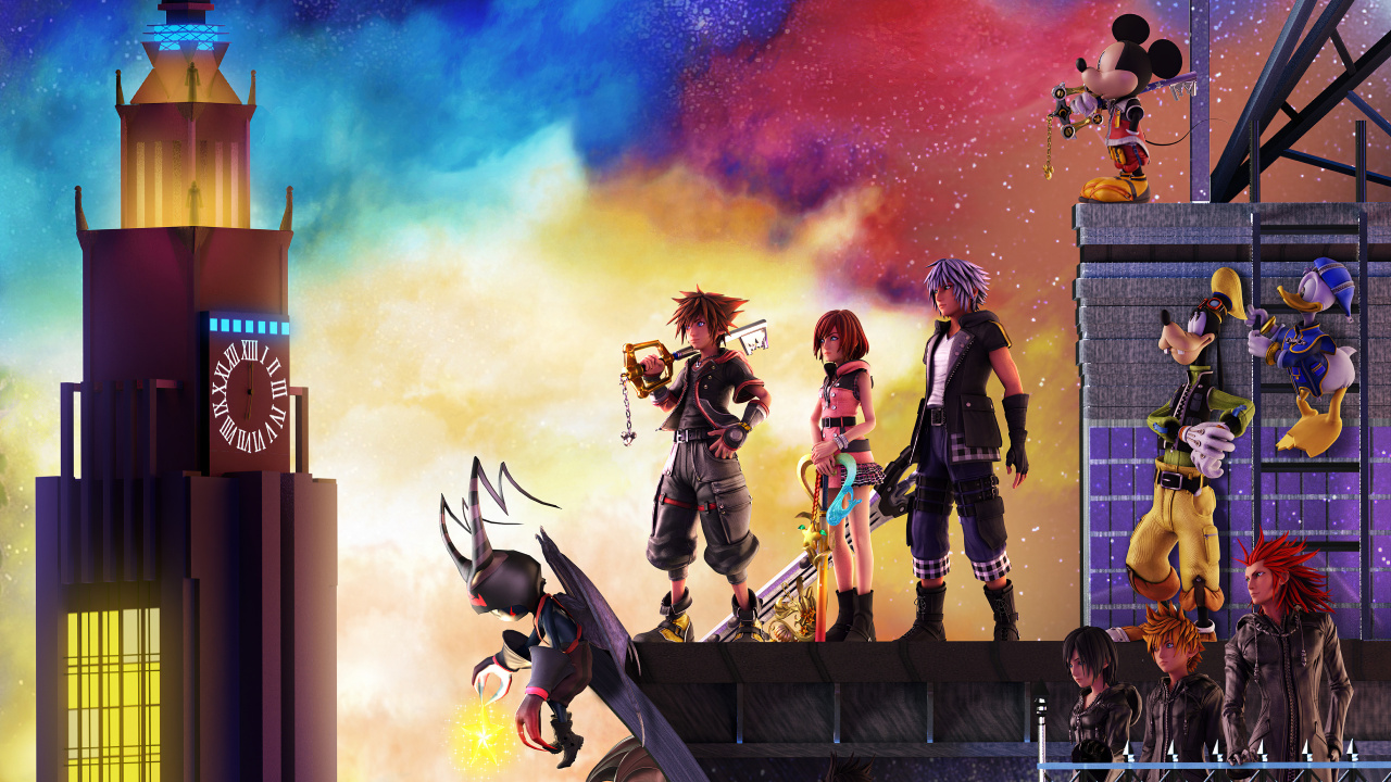 Königreichsherzen, Königreichsherzen Iii, Kingdom Hearts II, Kingdom Hearts Geburt Durch Schlaf, Square Enix. Wallpaper in 1280x720 Resolution