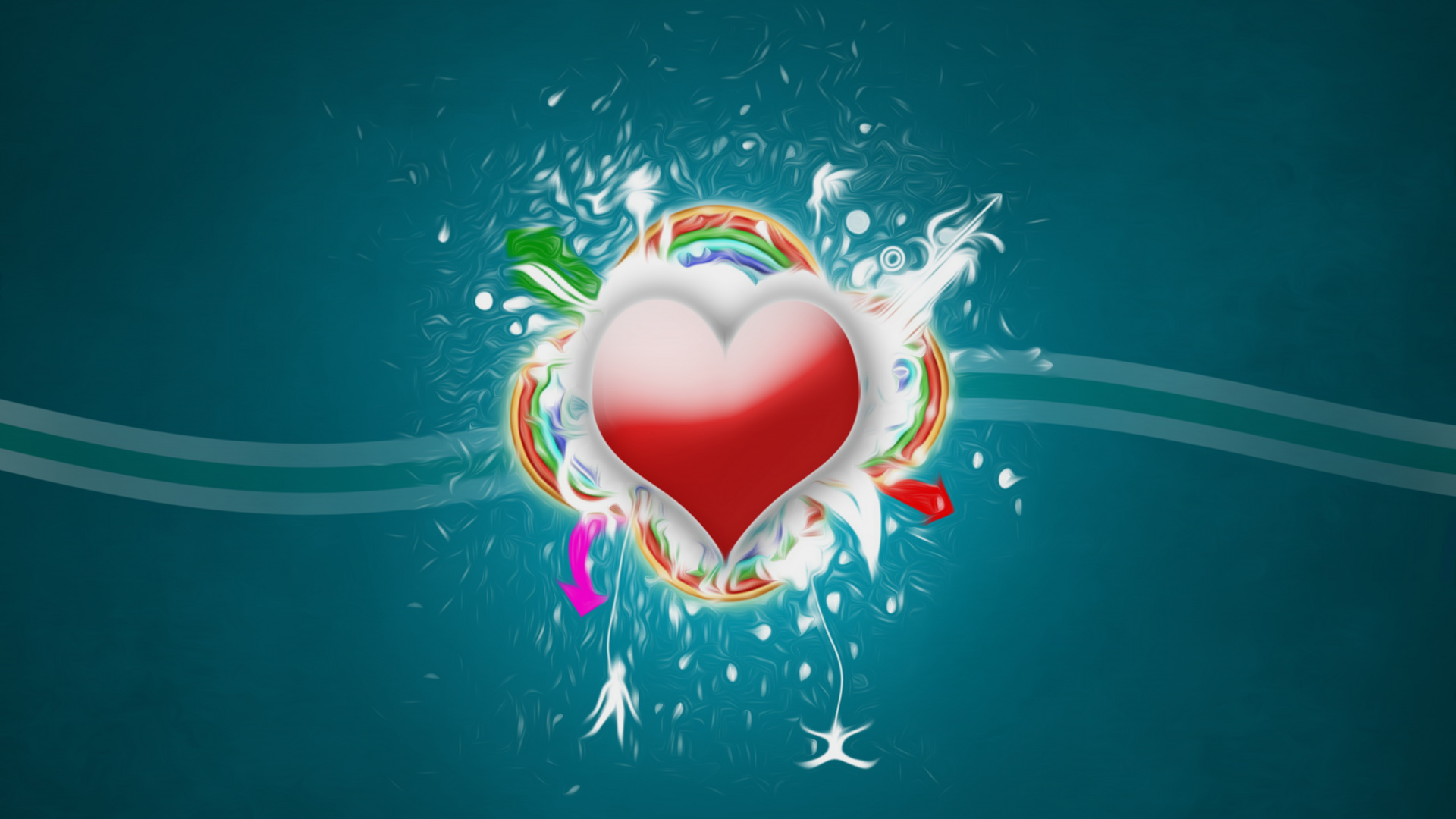 Herzen, Liebe, Grafik-design, Illustration, Facebook. Wallpaper in 1920x1080 Resolution