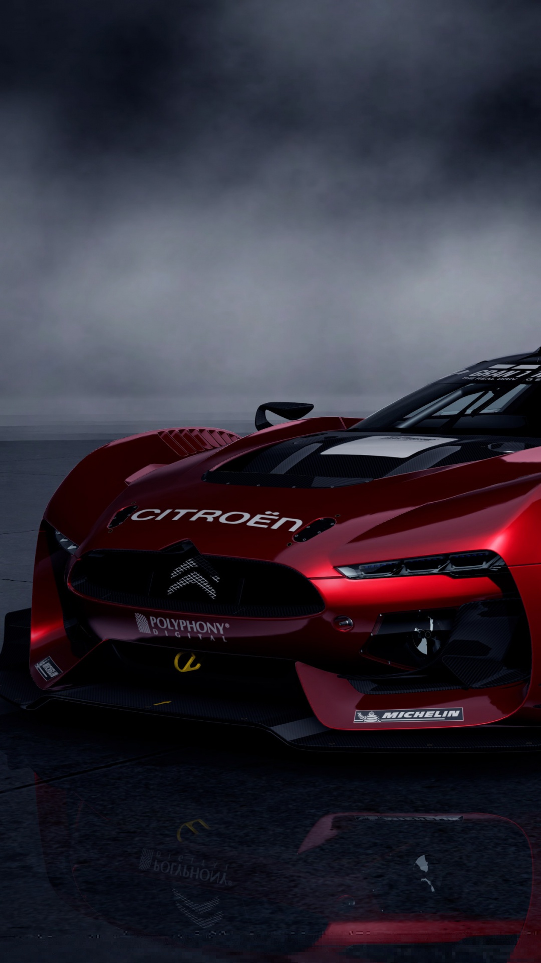 Roter Ferrari 458 Italia Unterwegs. Wallpaper in 1080x1920 Resolution