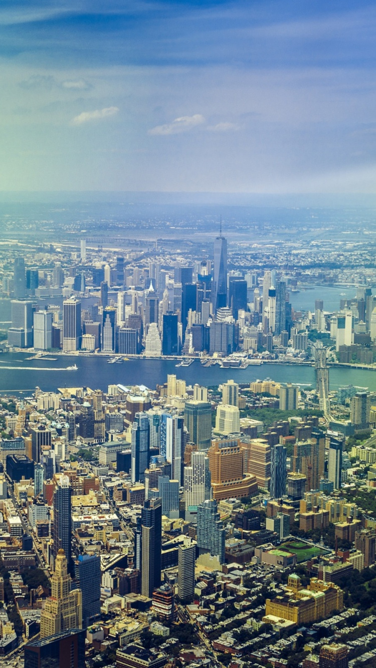 Aerial View of City Buildings During Daytime. Wallpaper in 750x1334 Resolution