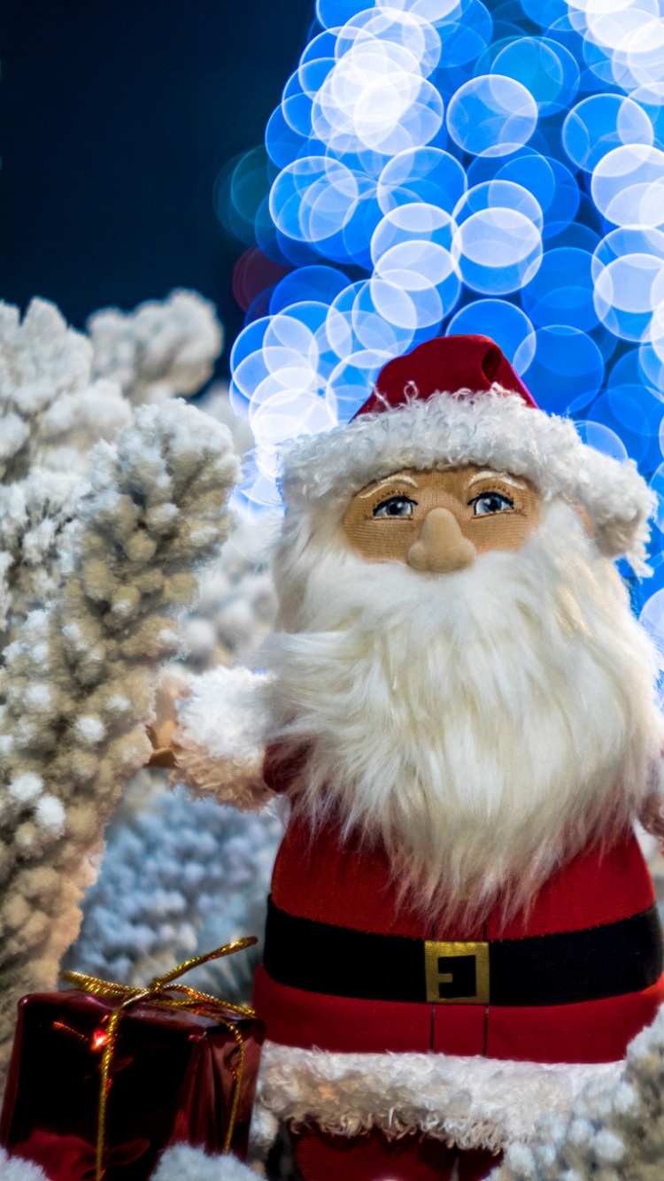 Santa Claus, Décoration de Noël, Ded Moroz, Le Jour De Noël, Événement. Wallpaper in 750x1334 Resolution