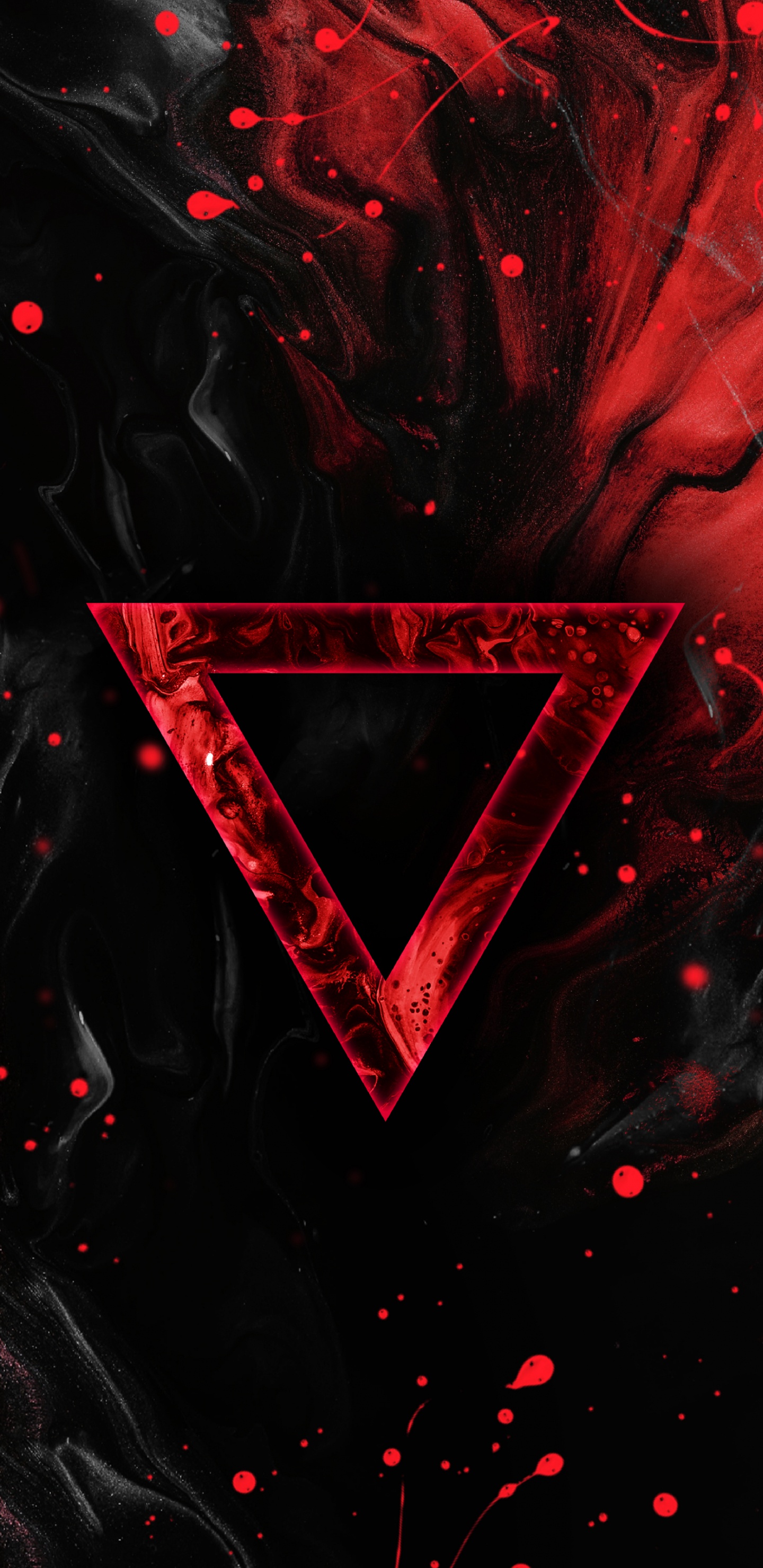 Darkness, Human Body, Triangle, Red, Magenta. Wallpaper in 1440x2960 Resolution