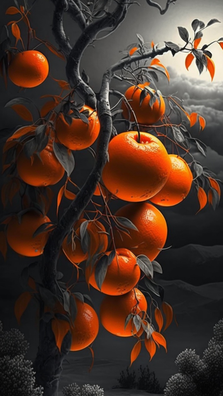Fruits, le Mandarin Orange, Tangelos, Agrumes Mandarine, Clémentine. Wallpaper in 720x1280 Resolution