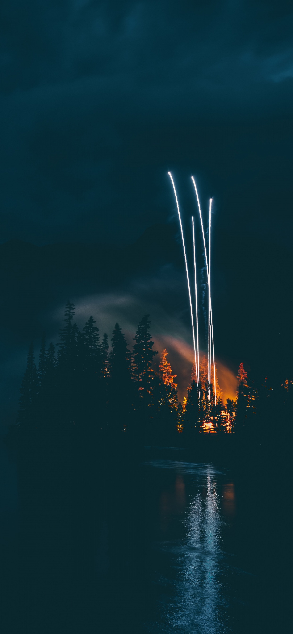 Water, Blue, Turquoise, Darkness, Electric Blue. Wallpaper in 1242x2688 Resolution