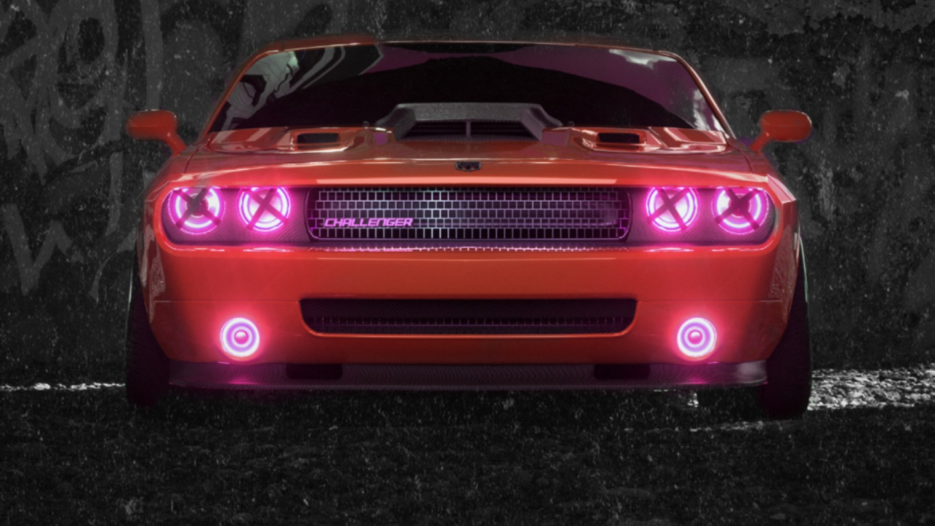 Coche de Carreras, Coche, Dodge, Deportivo, Dodge Charger. Wallpaper in 1366x768 Resolution