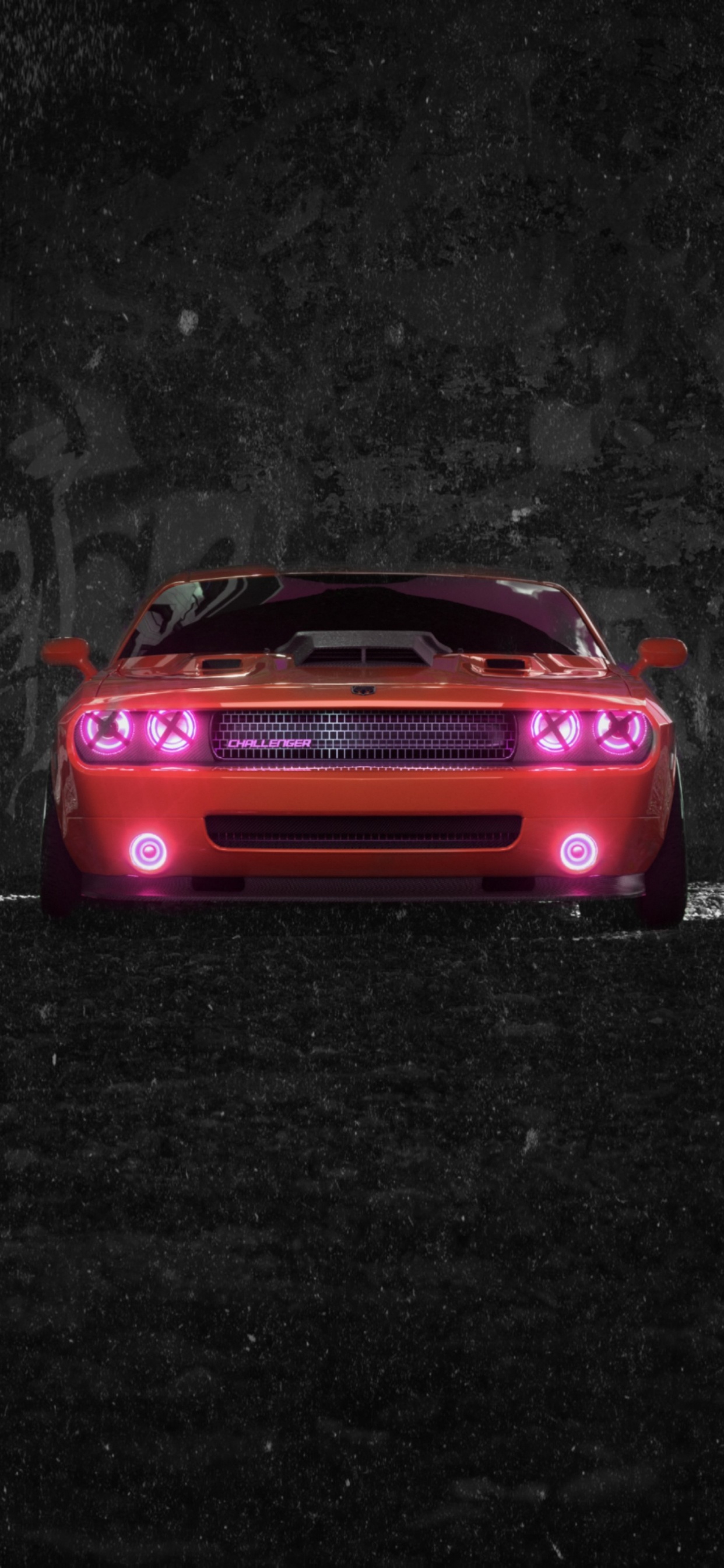 Rennwagen, Car, Dodge, Sportwagen, Ausweichenladegerät. Wallpaper in 1242x2688 Resolution