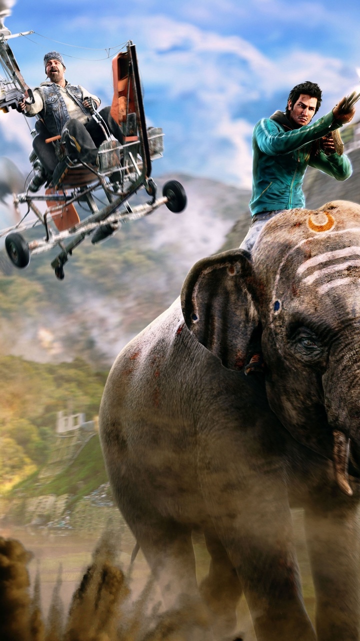 Far Cry 4, Far Cry Primal, Playstation 4, Juego de Pc, Fauna. Wallpaper in 720x1280 Resolution