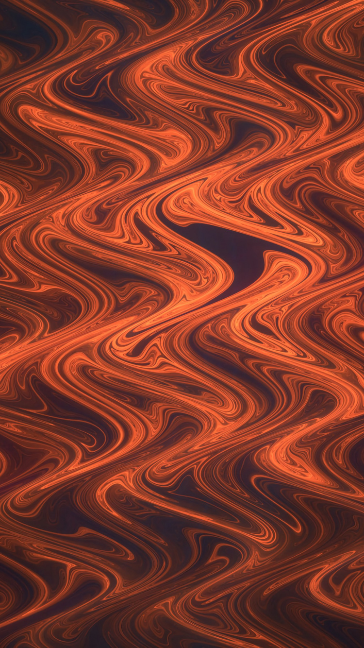 Peinture Abstraite Rouge et Noire. Wallpaper in 750x1334 Resolution