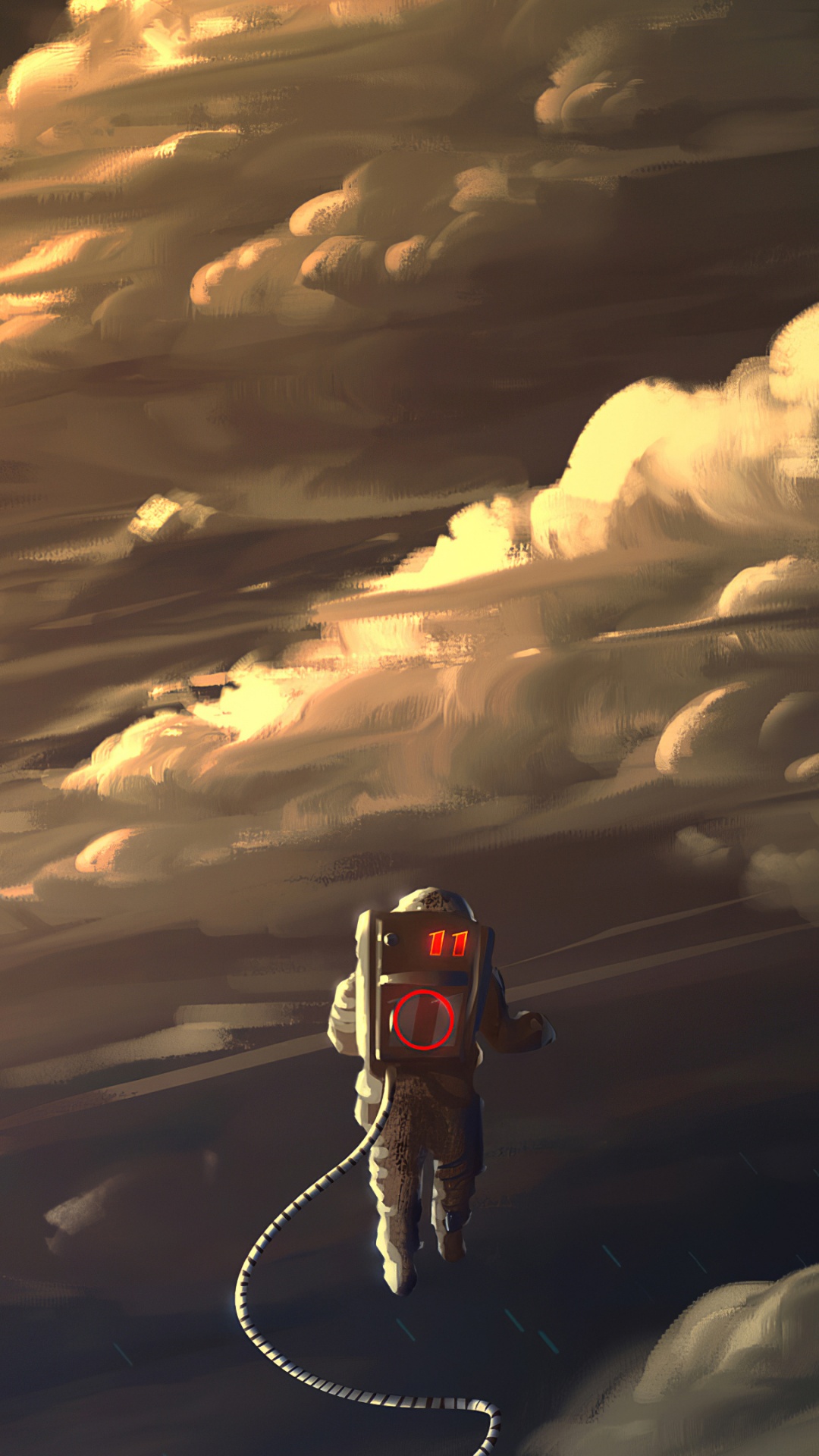 Astronaut, Cloud, Atmosphäre, Natur, Cumulus. Wallpaper in 1080x1920 Resolution
