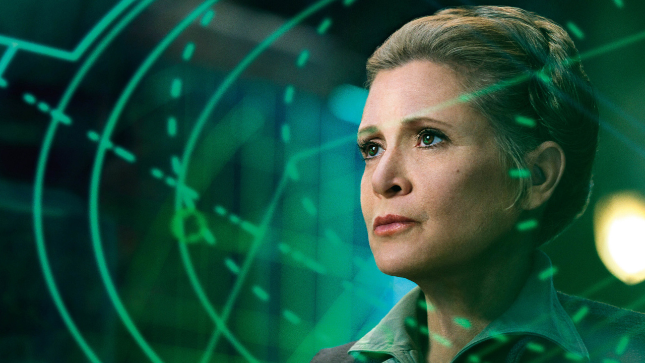 Carrie Fisher, Star Wars The Force Awakens, Luke Skywalker, Lucasfilm, Star Wars. Wallpaper in 1280x720 Resolution