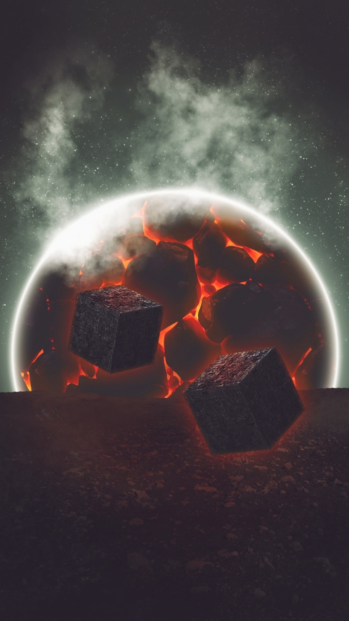 Cosplay, Heat, Illustration, Special Effects, Space. Wallpaper in 720x1280 Resolution