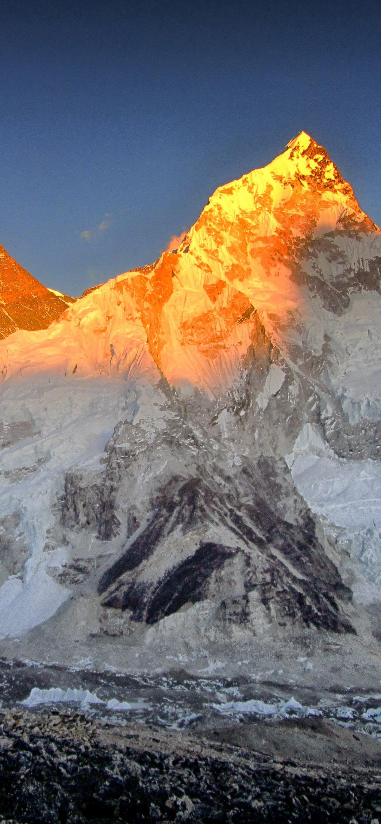 Mount Everest, Everest Base Camps, Mountain, Mountain Range, Mountainous Landforms. Wallpaper in 1242x2688 Resolution