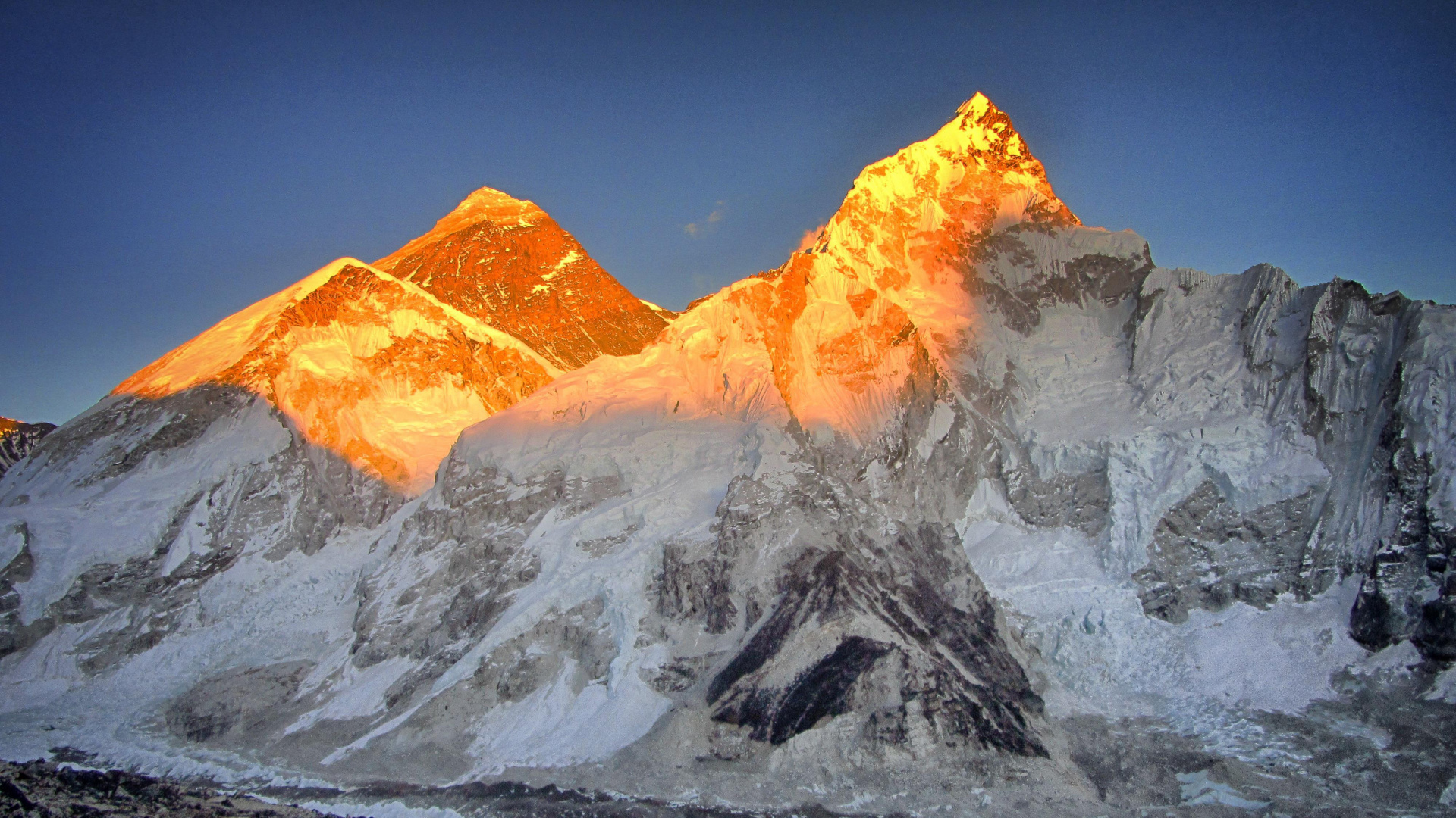 Mount Everest, Everest Base Camps, Mountain, Mountain Range, Mountainous Landforms. Wallpaper in 1920x1080 Resolution