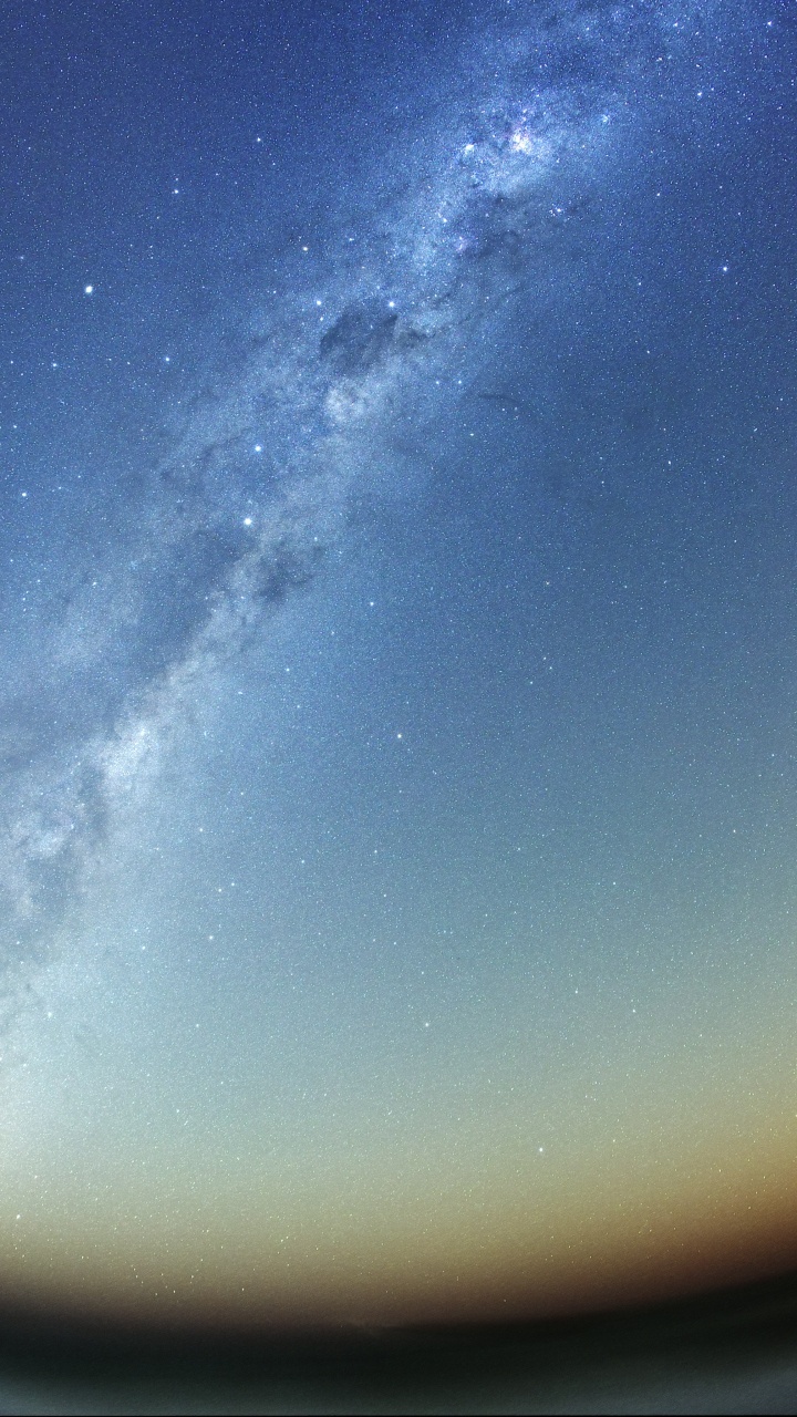 White and Blue Starry Night. Wallpaper in 720x1280 Resolution