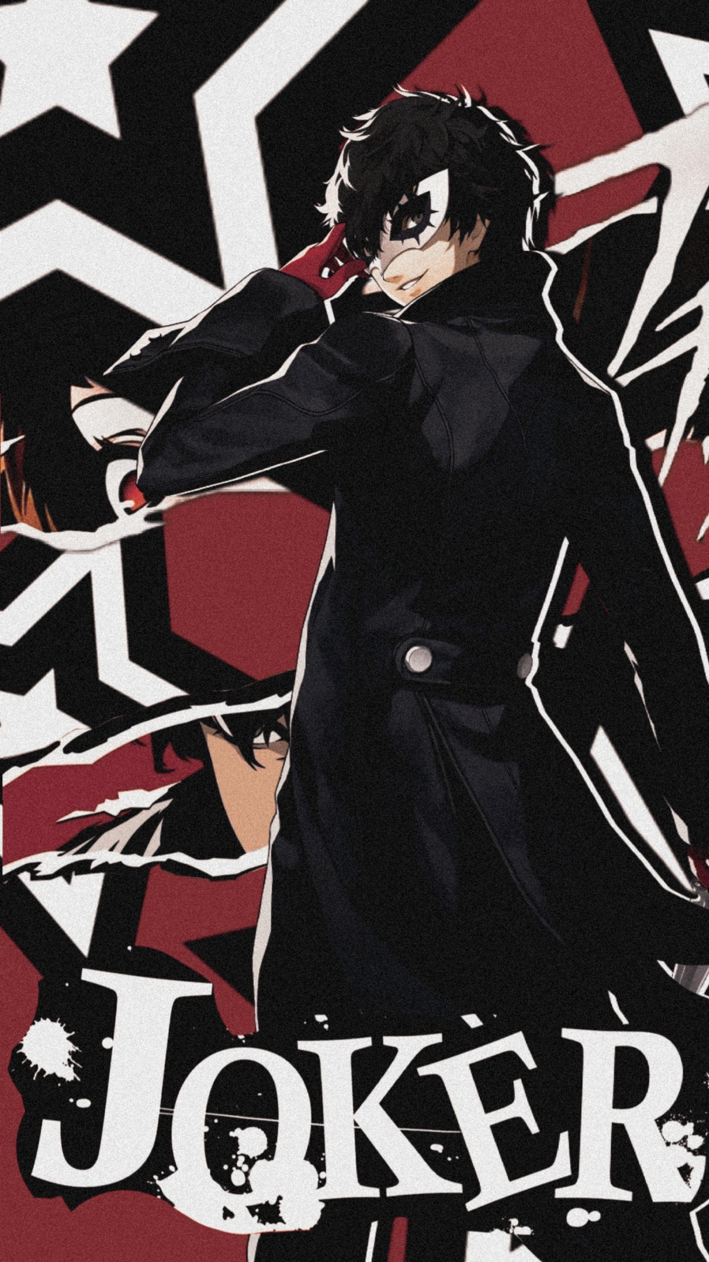 Joker, Poster, Art, Sleeve, Gesture. Wallpaper in 1440x2560 Resolution