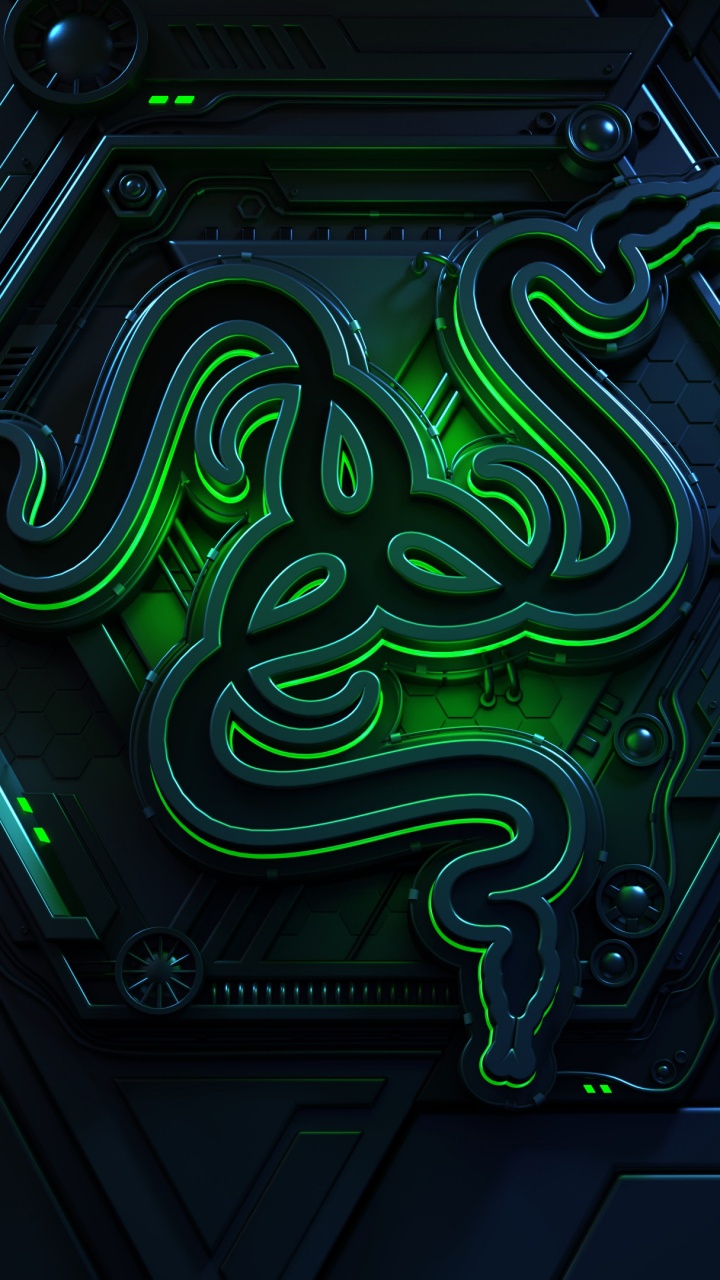 Green and Black Spiral Illustration. Wallpaper in 720x1280 Resolution