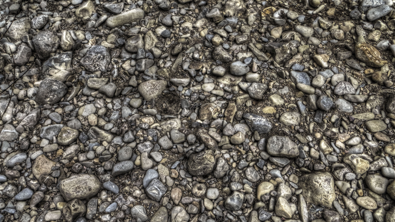 Brown and Gray Stones on Ground. Wallpaper in 1280x720 Resolution