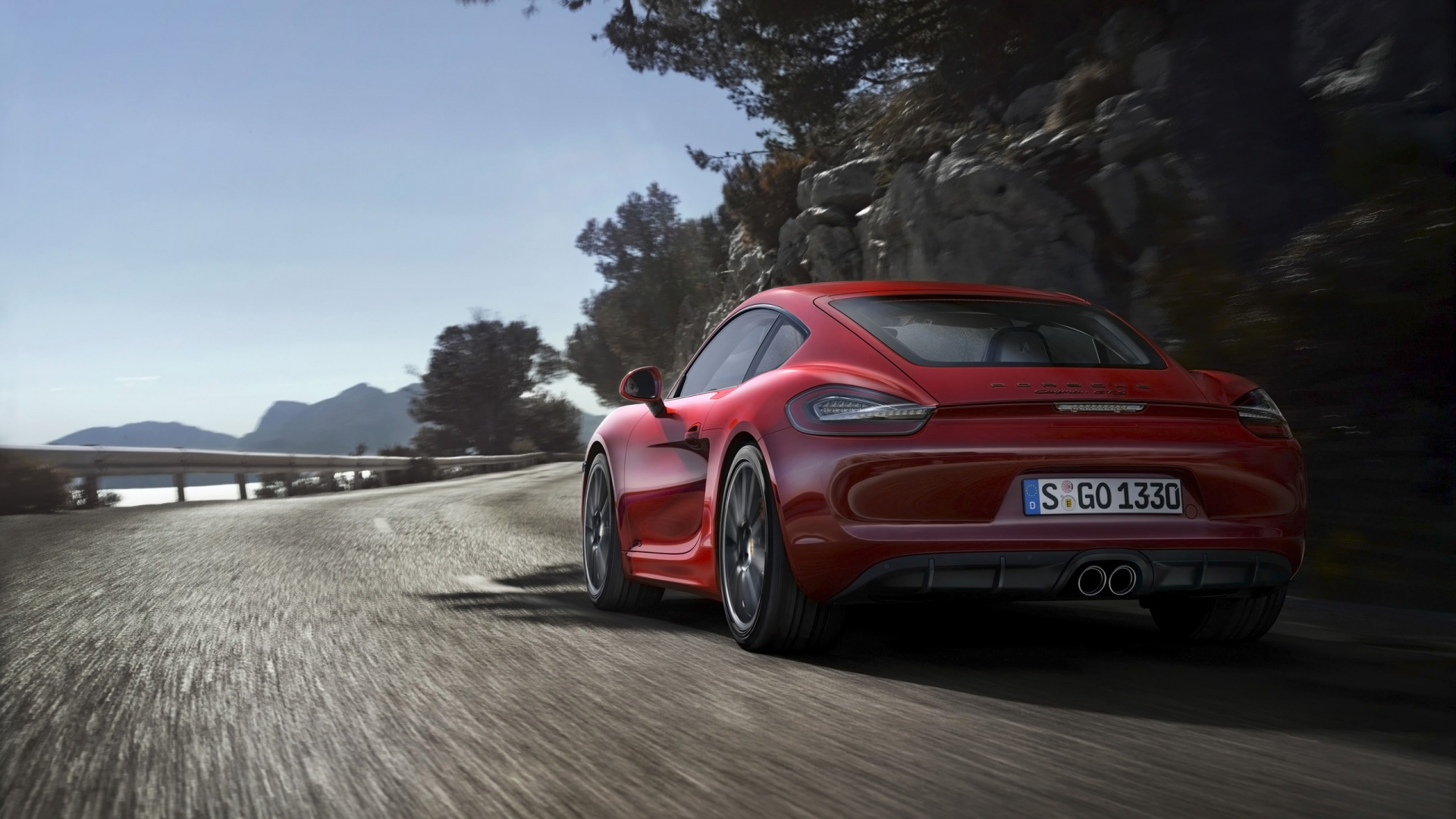 Red Porsche 911 on Road During Daytime. Wallpaper in 1920x1080 Resolution