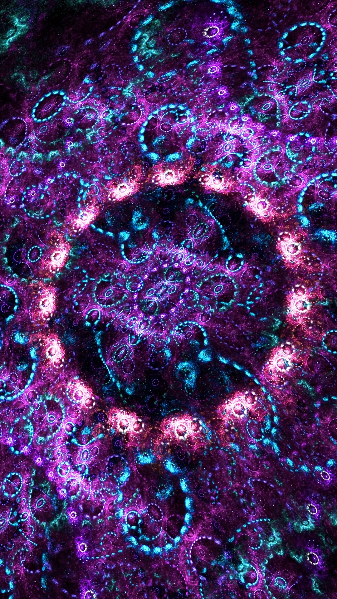 Purple and Black Floral Textile. Wallpaper in 1080x1920 Resolution