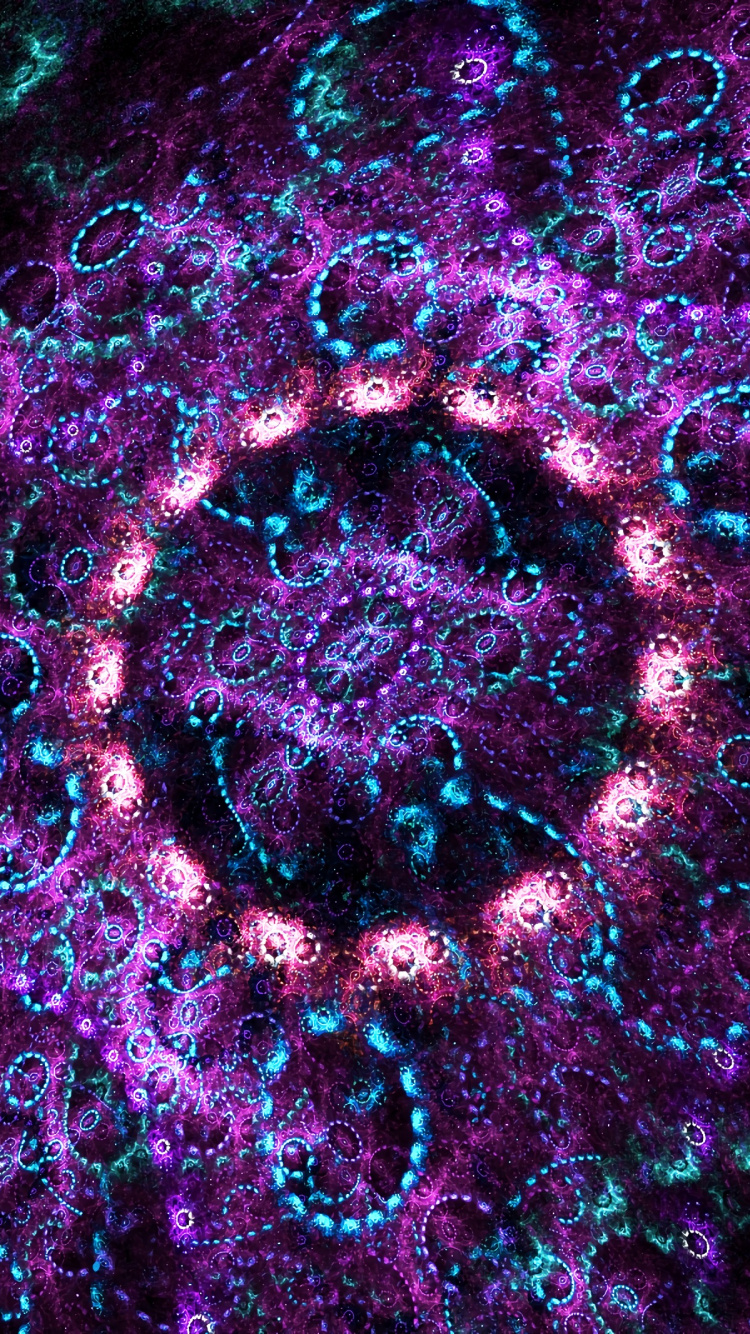 Purple and Black Floral Textile. Wallpaper in 750x1334 Resolution