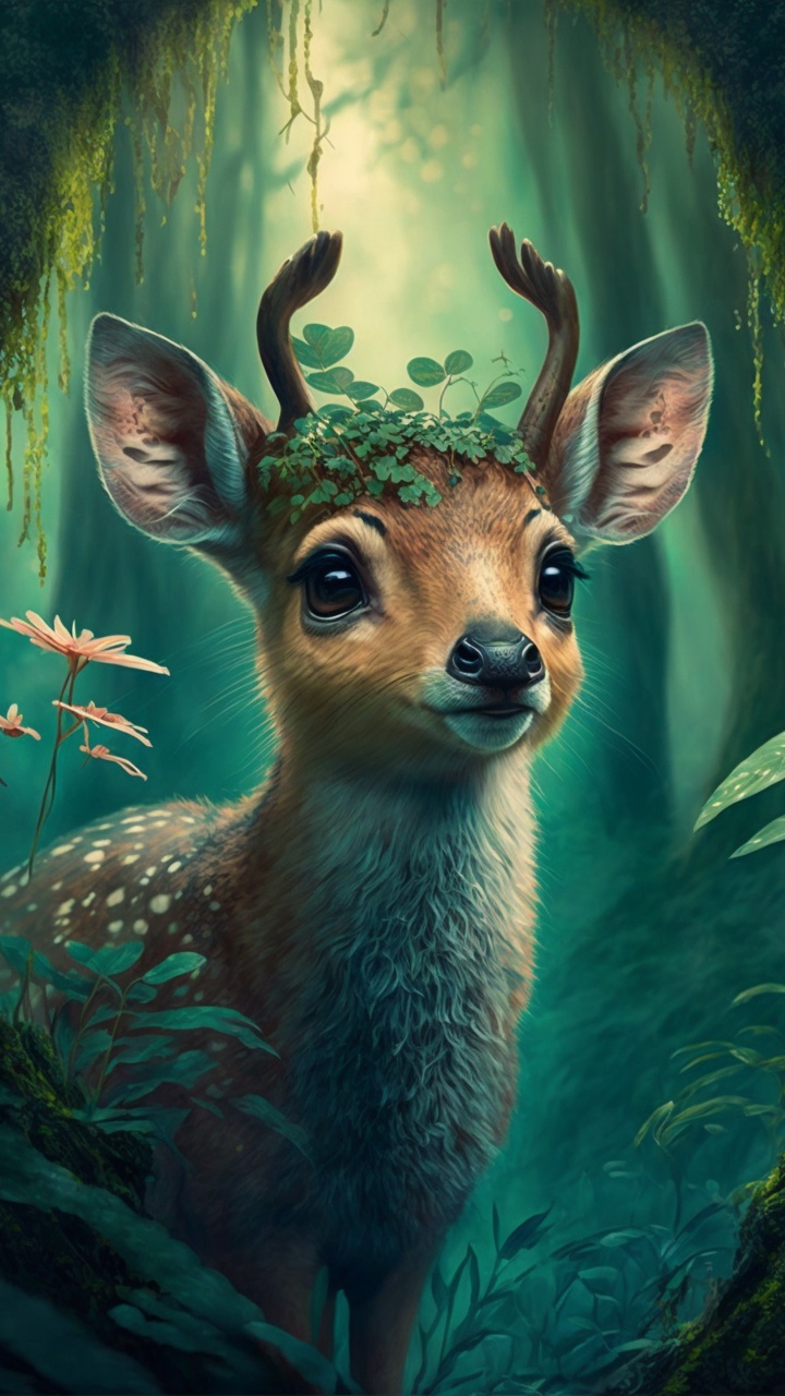 Elk, Des Cerfs de Virginie, Arts Visuels, Nature, Faon. Wallpaper in 720x1280 Resolution