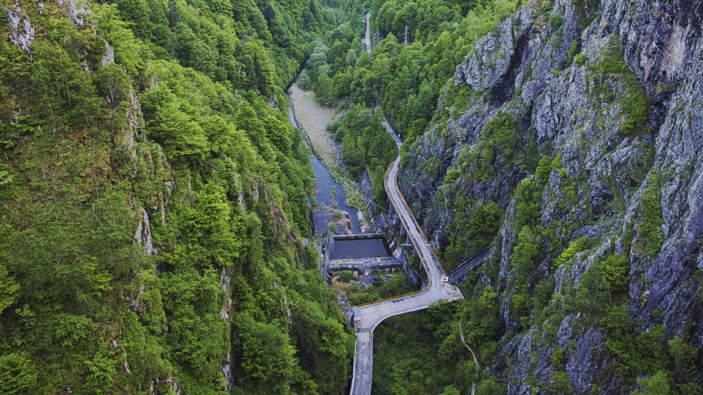 Hochland, Fjord, Bergigen Landschaftsformen, Tal, Naturlandschaft. Wallpaper in 1366x768 Resolution