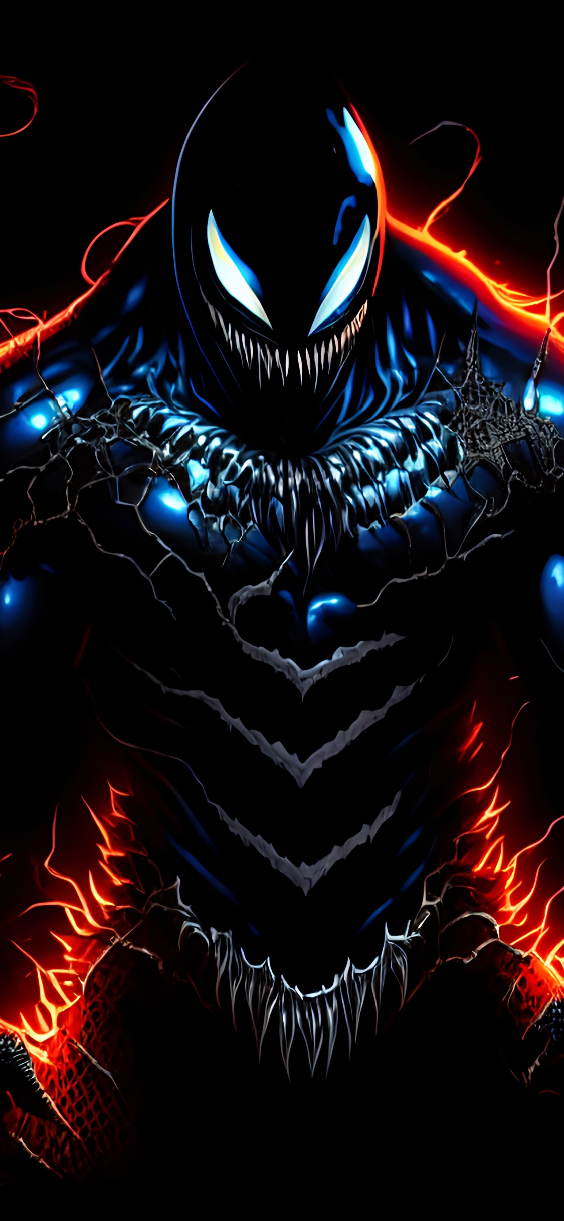 Art, Graphisme, Obscurité, Symétrie, Espace. Wallpaper in 1125x2436 Resolution