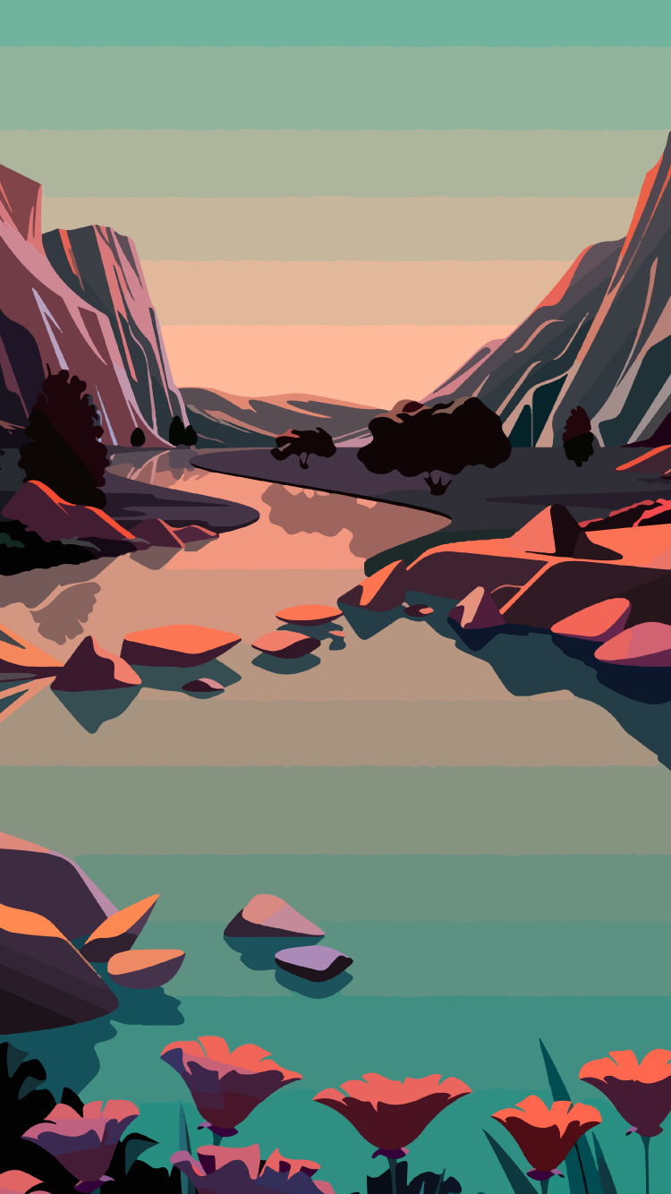 Ios, Manzana, IOS 14, Arte, Geología. Wallpaper in 750x1334 Resolution