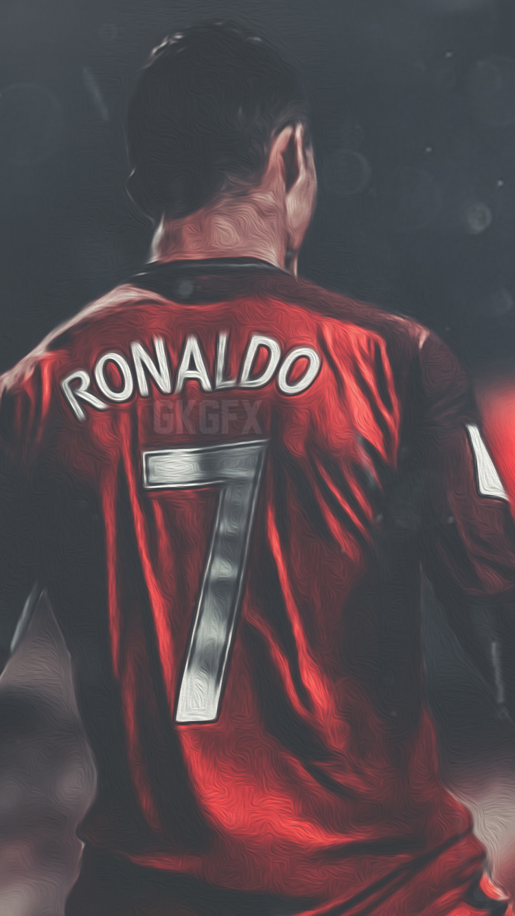 Hombre en Rojo y Negro Camiseta de Fútbol Nike. Wallpaper in 750x1334 Resolution