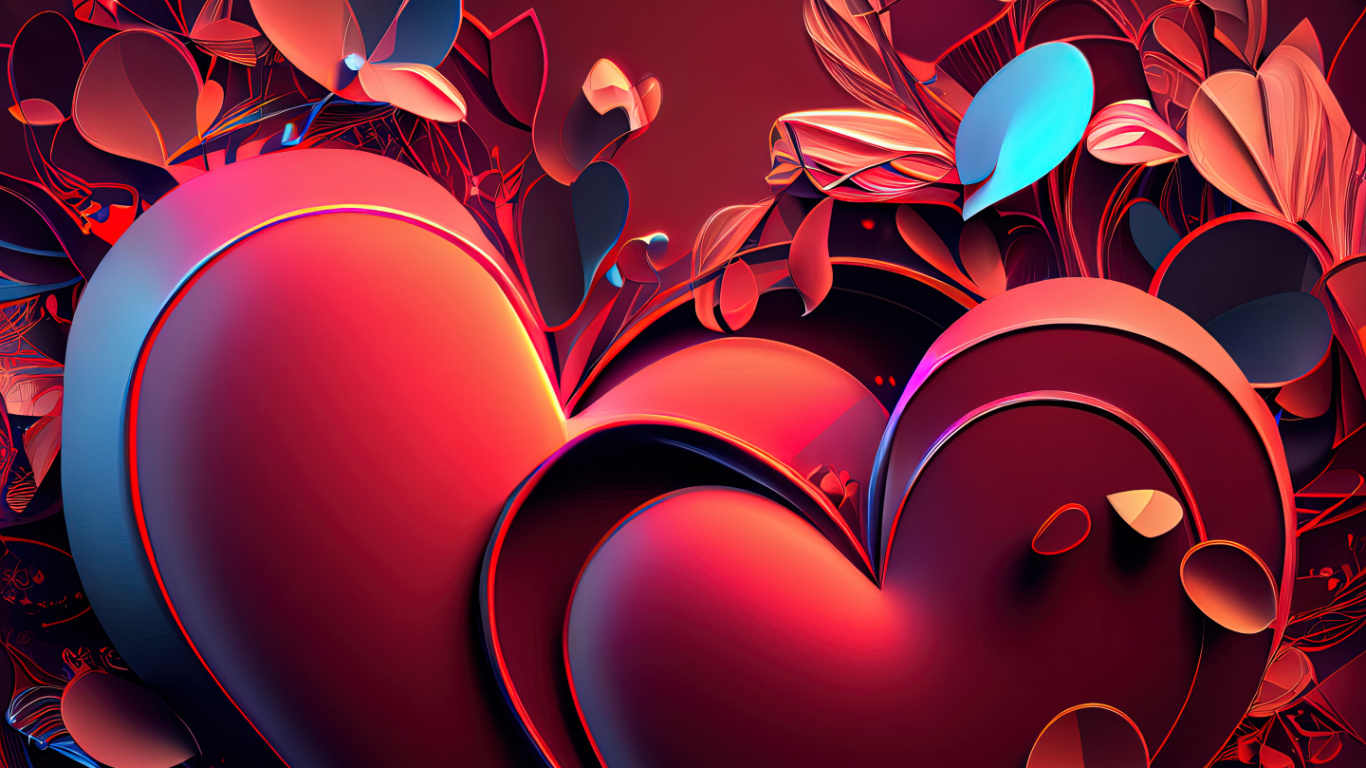 Art, Painting, Digital Art, Graphic Design, Collage. Wallpaper in 1366x768 Resolution