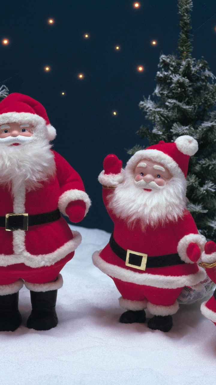 El Día De Navidad, Decoración de la Navidad, Santa Claus, Navidad, Adorno de Navidad. Wallpaper in 720x1280 Resolution