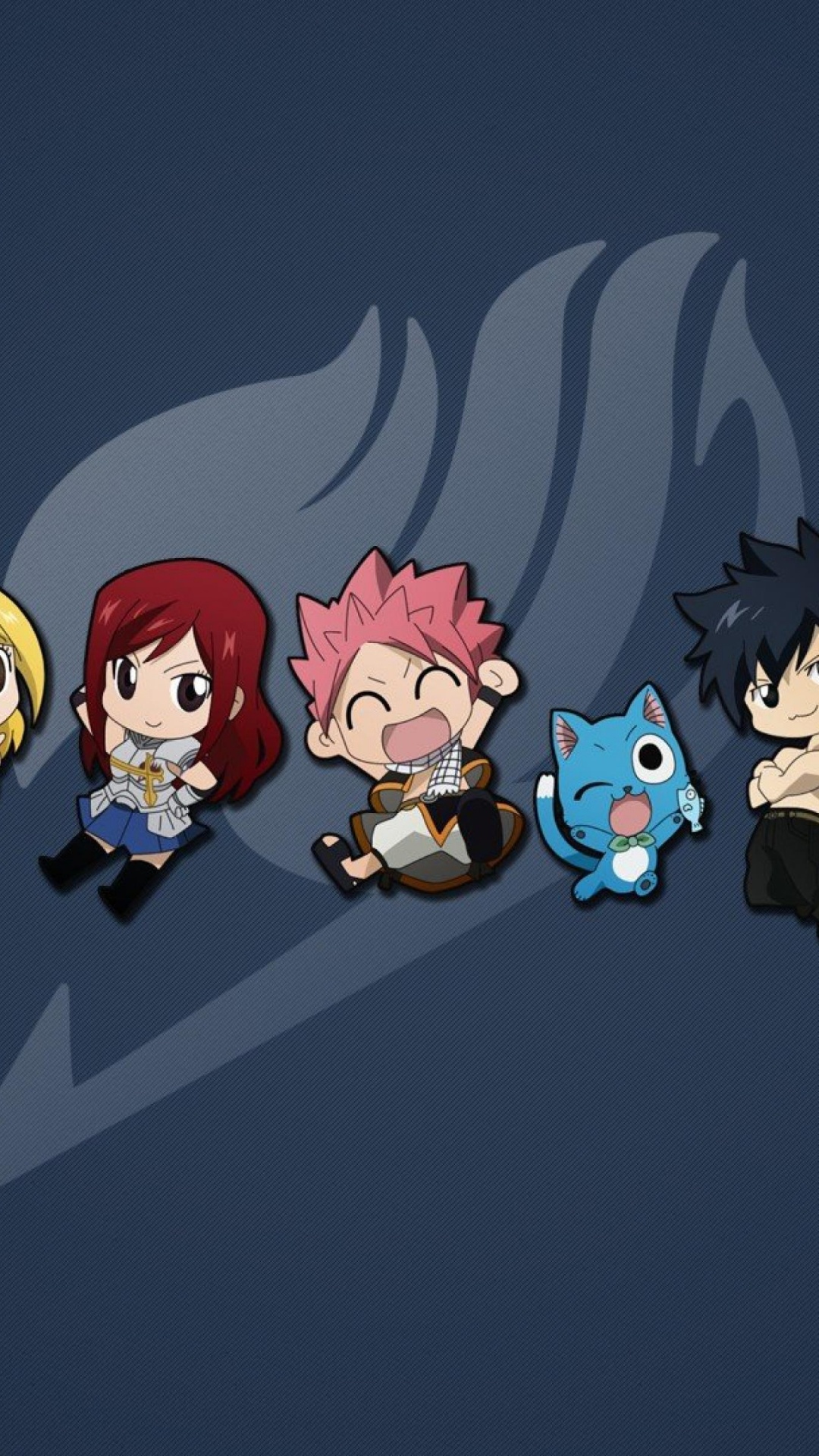 Drei Mädchen Zeichentrickfiguren Illustration. Wallpaper in 1080x1920 Resolution